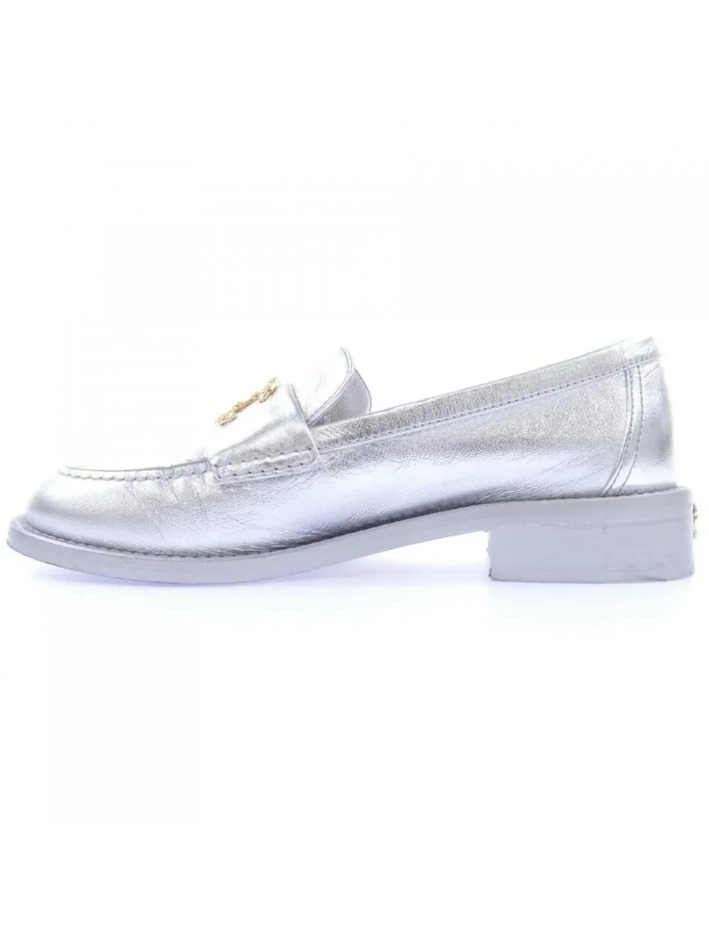 Chanel Sneakers Silver